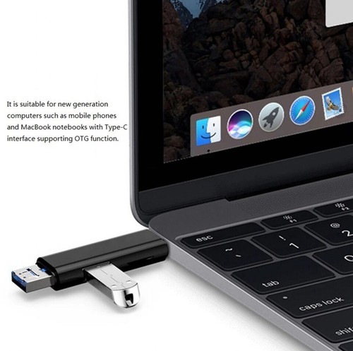 5-in-1 Multifunctional OTG Card Reader -SD / SD Card / USB Reader USA - Picture 5 of 6