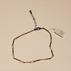 Bracelet in Silver and Gold Nwt Lia Sophia Jewelry Sidestep Ankle