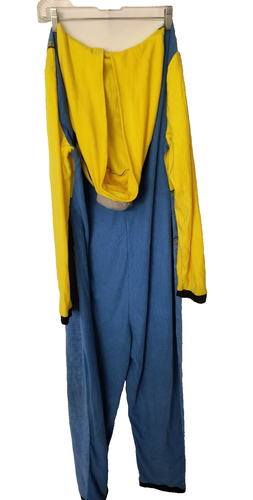 NWT The Rise of Gru Minions Union Suit Adult Size Large Hooded PJ's Costume - Picture 18 of 20