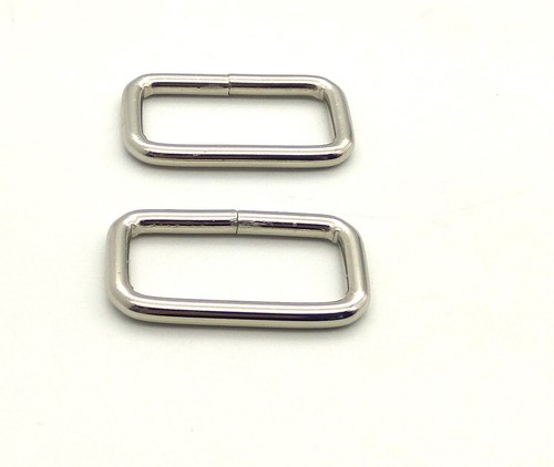 Rechteckig Metall Quadratisch D Ring Zum Selbermachen Dee Ring Schnallen Handtasche Leder Handwerk Fastne - Bild 6 von 7