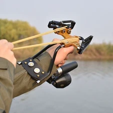 Fishing Slingshot Bow Set - For Outdoor Fishing, Portable with Accurate Shooting