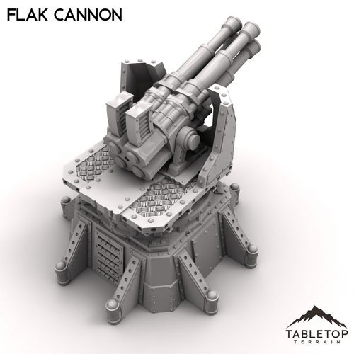 Flak Cannon - Warpzel 1A Orbital Hulk - Wargaming Ork Terrain - Picture 2 of 4