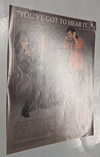 STARSHIP / CRAIG CHAQUICO & BOB BRADSHAW CARVIN GUITAR AMP MAGAZINE PRINT AD - Picture 2 of 2