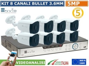 Kit di Videosorveglianza DVR 8 Canali e Alimentatori (0701197402126)