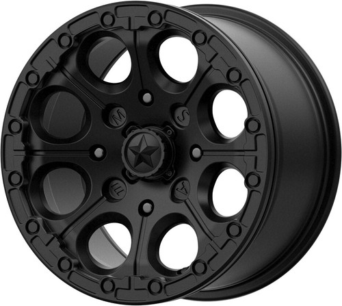 Kit 4 EFX MotoForce Tires 26x8-14/26x10-14 on MSA M44 Cannon Beadlock Black CAN - Picture 3 of 5