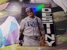 Wander Franco 2022 Stadium Club Chrome RC Dynasty and Destiny Refractor #8B