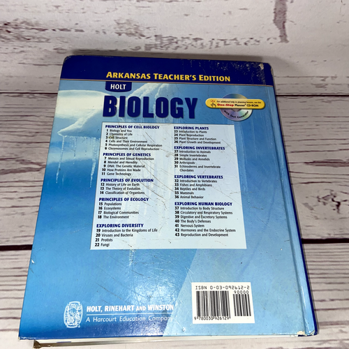 Holt Biology Arkansas Teacher s Edition 2006 - Imagen 3 de 6