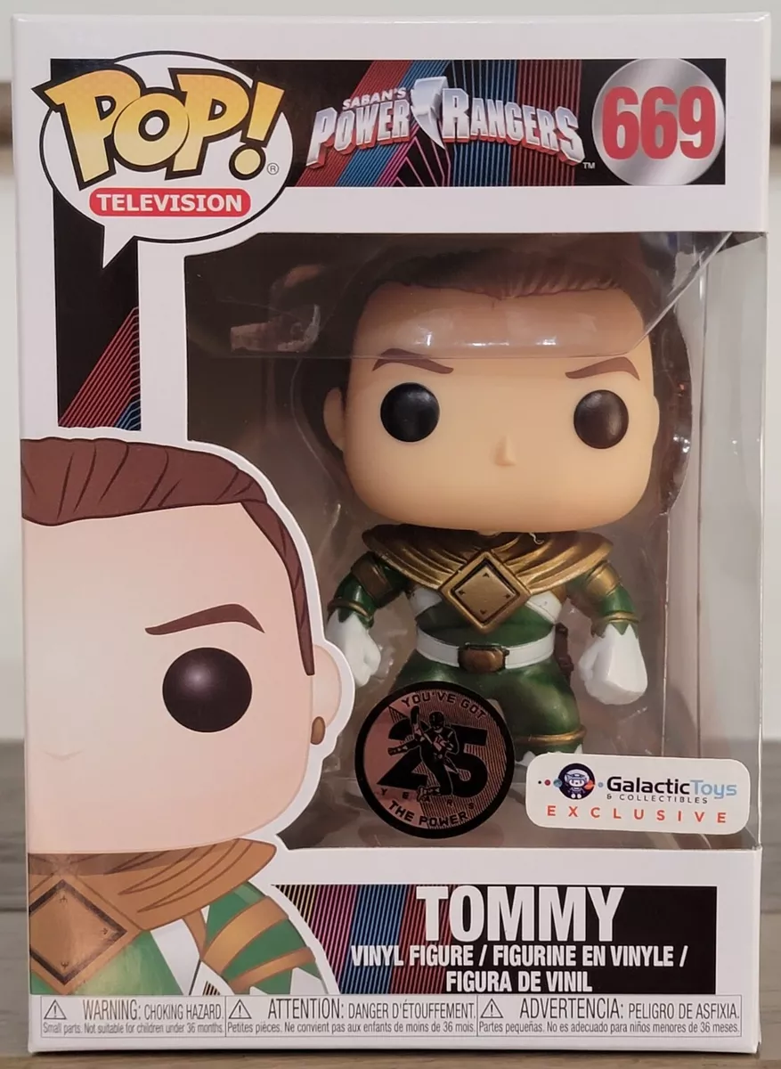 Funko Pop! Power Rangers Green Ranger TOMMY Galactic Toys Exclusive