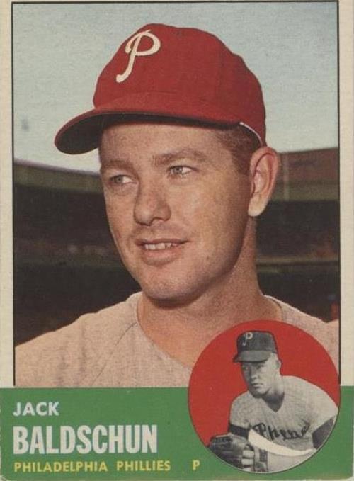 1963 Topps - Jack Baldschun #341 - 1 of 1