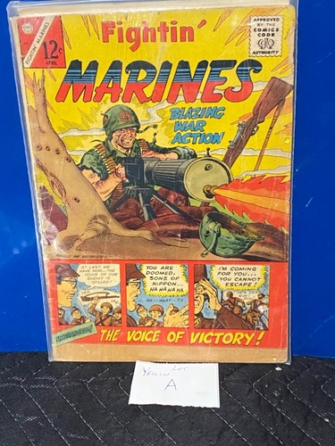 Fightin' Marines #68 VG 1966 Stock Image Low Grade