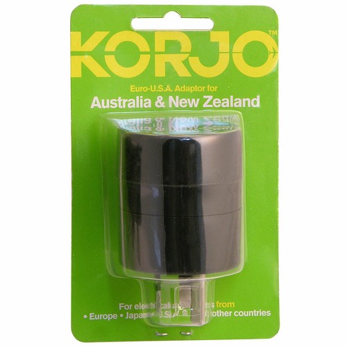 Korjo Australia Travel Adaptor Plug for AU Plug to Europe EU US USA CA JP to AUS - Foto 22 di 24