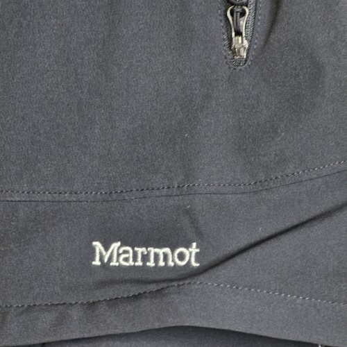 Marmot Tempo M3 Softshell Jacket Women Size M Medium Black w-Company Logo - Picture 4 of 6