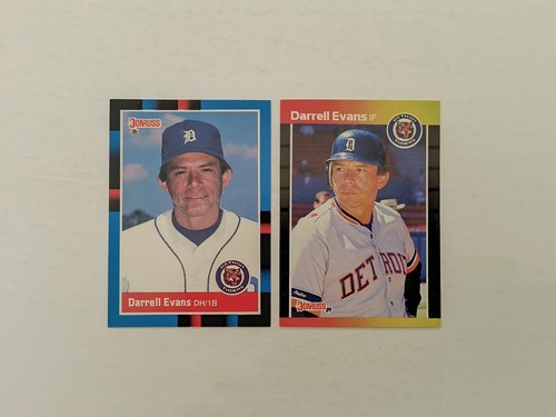 Tigers Braves Darrell Evans Lot 1987 Topps 265 1988 Donruss 250 1990 Upper Deck - Picture 6 of 12