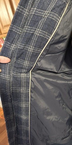 Bugatchi Men’s Wool Blend Navy Jacket Size XL - Picture 5 of 10