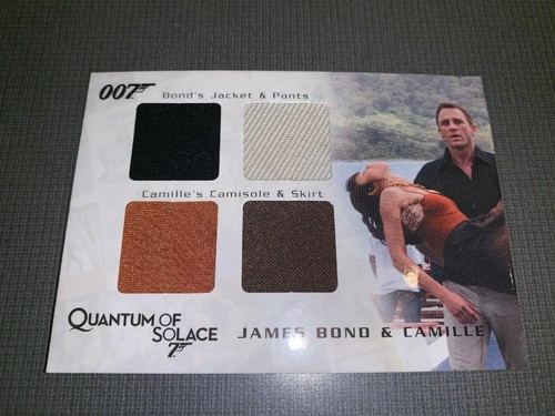 James Bond & Camille Authentic Worn Wardrobe Card From Quantum Of Solace. QC27. - Picture 2 of 12