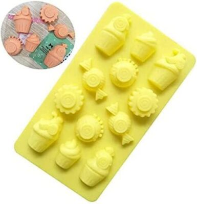 Süßigkeiten Süß Cupcakes Silikonform Schokolade Fondant Gelee Eiswürfel Seifenform