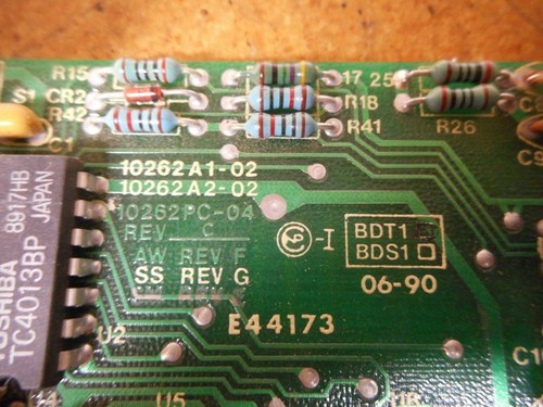 10262A1-02 10262A2-02 SS REV G E44173 Board With Omron G2R-117P-V-US 6VDC Relays - Picture 6 of 6