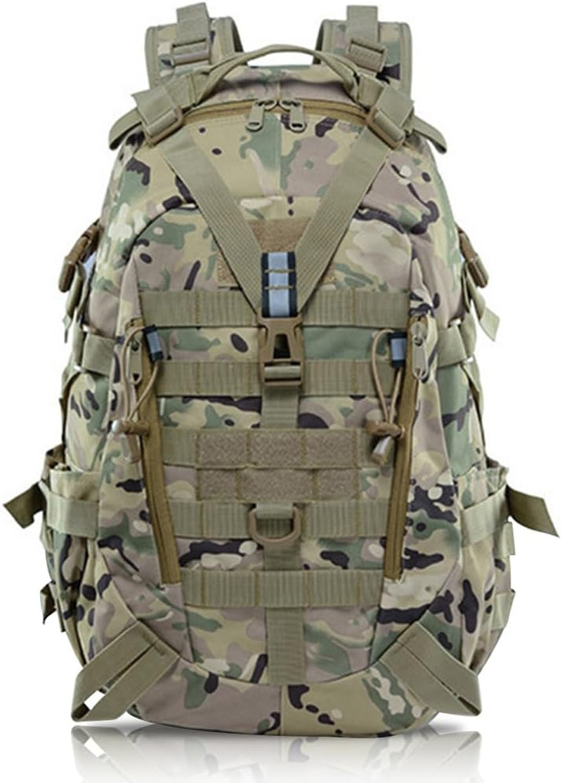 Mochila Camuflaje Resistente de 25 Litros Para Acampar Alpinismo Bolso de Viaje