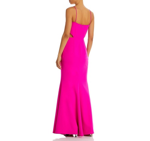 Aqua Women's Side Slit Maxi Prom Evening Dress Gown B4HP - Picture 6 of 8