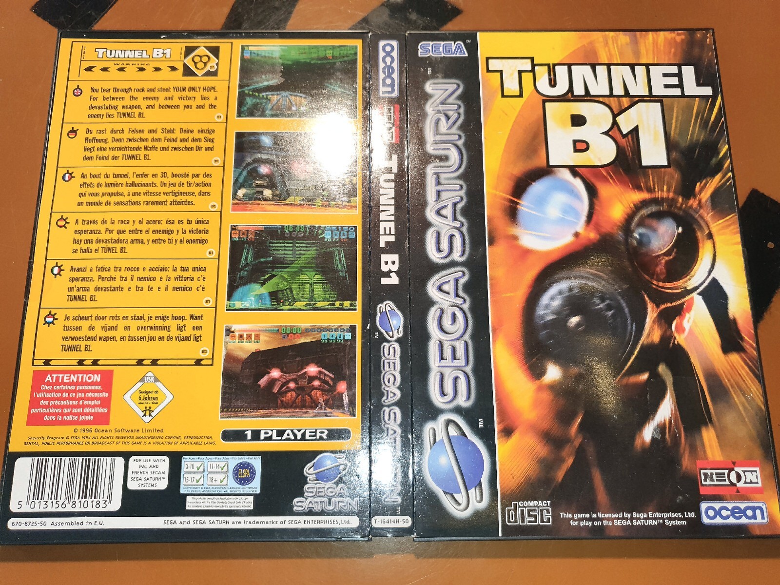 SEGA SATURN - Tunnel B1 - TOP