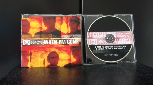 3 Doors Down When I M Gone Cd 1 Track Radio Edit Promo With Info Stickered Case