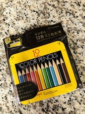 Tombow Colored Pencil Set Metal Tin 12 Japanese Stationery Selection Japan Mini