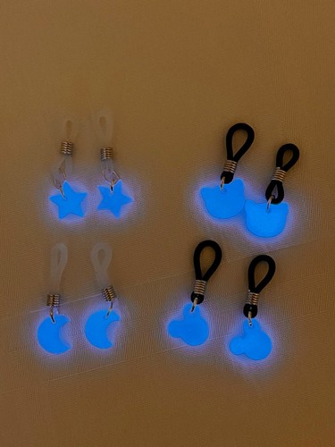 Glow in the Dark Brustwarzenringe ohne Piercing, Brustwarzenschmuck, Fake Brustwarzenringe - Bild 3 von 6