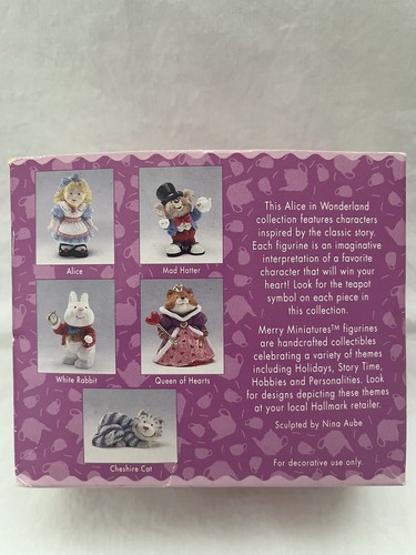 Hallmark 1995 Merry Miniatures "ALICE IN WONDERLAND" Figuren 5 Stück Set - Bild 7 von 8