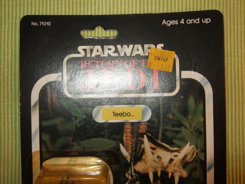 Vintage Star Wars TEEBO MOC Sealed ROTJ 1983 Kenner Ewok Return Jedi #71310 Ex+ - Picture 3 of 12