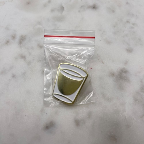 2018 Starbucks Blonde Espresso Roast Shot Tasse Emaille Revers Barista Schürze Pin NEU - Bild 1 von 5