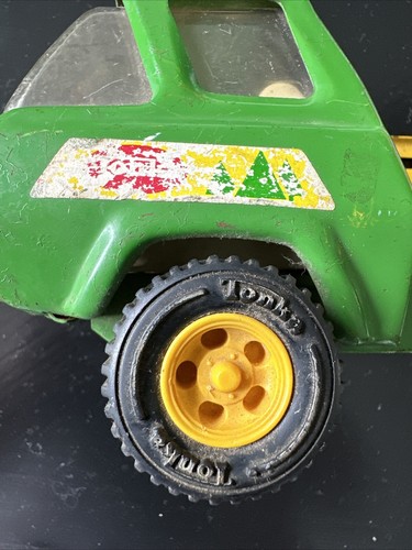 Vintage 1970’s Mini Tonka green yellow Forestry dump truck - Picture 10 of 10