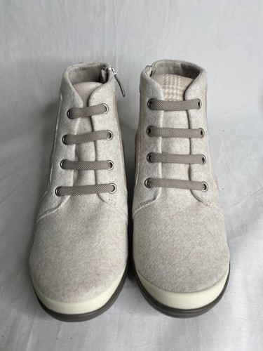 Botines Bzees Kick Back Taupe Plantilla Acolchada Soporte Arco Nuevos 7m - Imagen 5 de 10