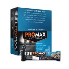 Promax Protein Bar Pack of 12 High Protein Gluten Free Snack 20g Protein
