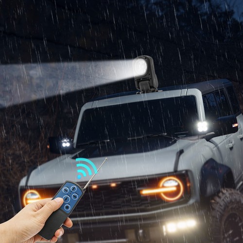 360° Tragbar LED Marine Suchscheinwerfer Boot Arbeitsscheinwerfer mit Magnetfuß - Bild 7 von 24