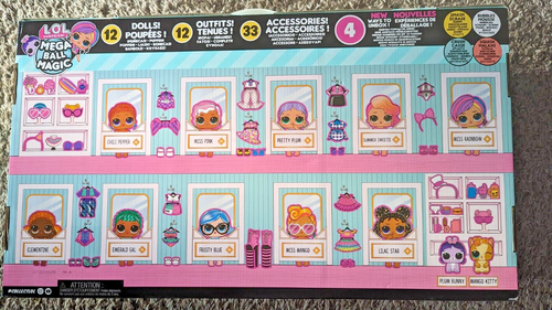 LOL Surprise Mega Ball Magic - 12 Collectible Dolls, 60+ Surprises - 2023 - Picture 3 of 5