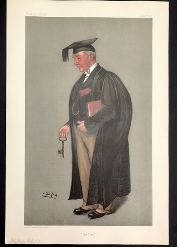 Vanity Fair Print THE FLEA Original litho 1901 Mr. E.C. Austen Leigh