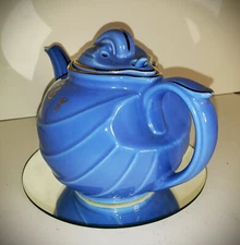 Vintage 1960s HALL China Co. MID-CENTURY MODERN PARADE Teapot EVA ZEISEL