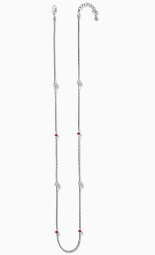 Collier long bicolore rouge méridien Brighton style JM7316 PRIX DE VENTE CONSEILLÉ : 148 $ neuf avec étiquette