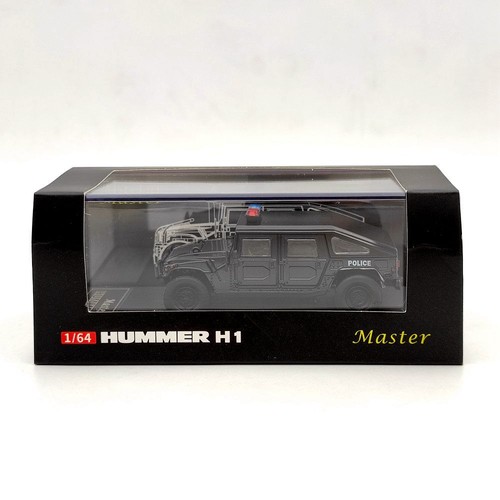 1:64 Master Hm H1 1999 SUV Diecast Toys Car Models Gifts Black New Miniature - Picture 9 of 10