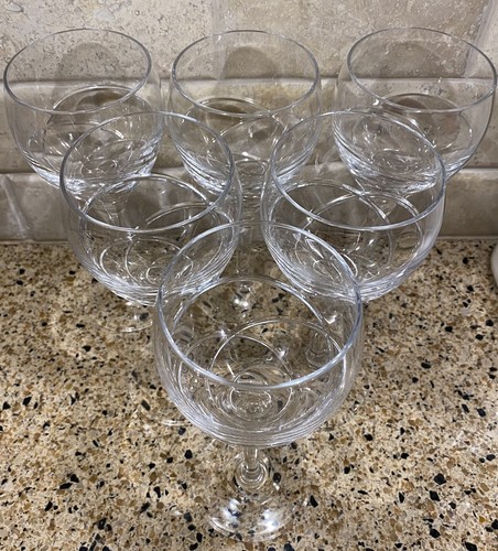 Crystal Wine Glasses Lot Of 6 - Picture 2 of 3