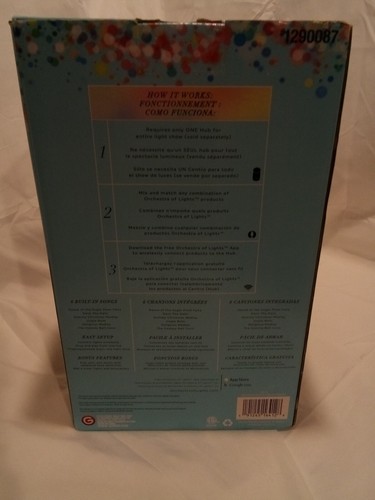 Gemmy Orchestra of Lights Christmas Lightshow Music Box w/ Speaker - 1290087 - Picture 3 of 4