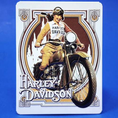 HARLEY-DAVIDSON Official NOUVEAU BABE 3D Embossed Fridge Magnet NOS Ande Rooney - Imagen 2 de 3