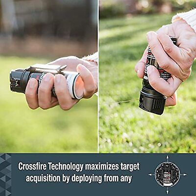 Buy SABRE Crossfire Pepper Gel, Maximizes Target Acquisition, Deploys At Any Angle,