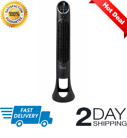 Honeywell Quietset 8 Speed Whole Room Tower Fan 10w X 40h Black Hyf290b