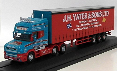 Oxford Diecast 1/76 Scale 76TCAB003 Scania Topline Curtainside J.H.Yates & Sons - Picture 7 of 10