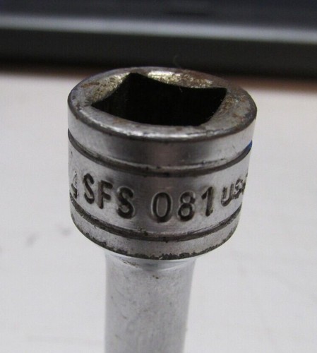 Snap-on SFS081 3/8" Drive - 1/4" SAE Chrome Deep Socket - Bild 4 von 4