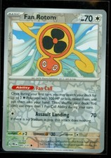 Pokemon FAN ROTOM 085/131 Prismatic Evolutions  Rev Holo - MINT