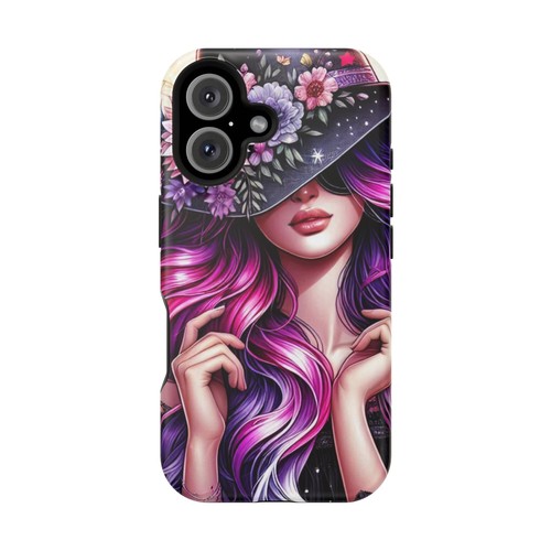 Funda de teléfono con glamour floral - Artísticas fundas resistentes a impactos para amantes de la moda - Imagen 22 de 53