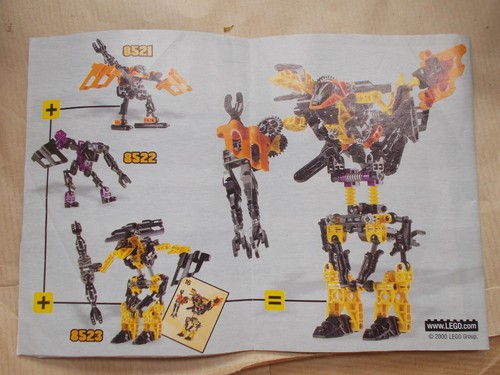 LEGO TECHNIC SLIZER / THROWBOT SPARK + SCATOLA VASCA DISCHI POSTER & INS 8522 SET 2 USATO - Foto 9 di 18