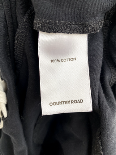 ☘️ Womens Country Road 100% Cotton Drawstring Tracksuit Pants Trousers Size L - Picture 6 of 6